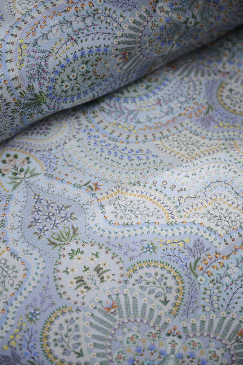 Pip Studio Moon Flower Bettwäsche hellblau 135x200cm (1 Stück) - Produktbild 5