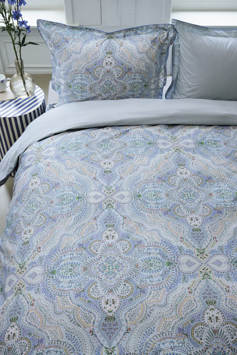 Pip Studio Moon Flower Bettwäsche hellblau 135x200cm (1 Stück) - Produktbild 3
