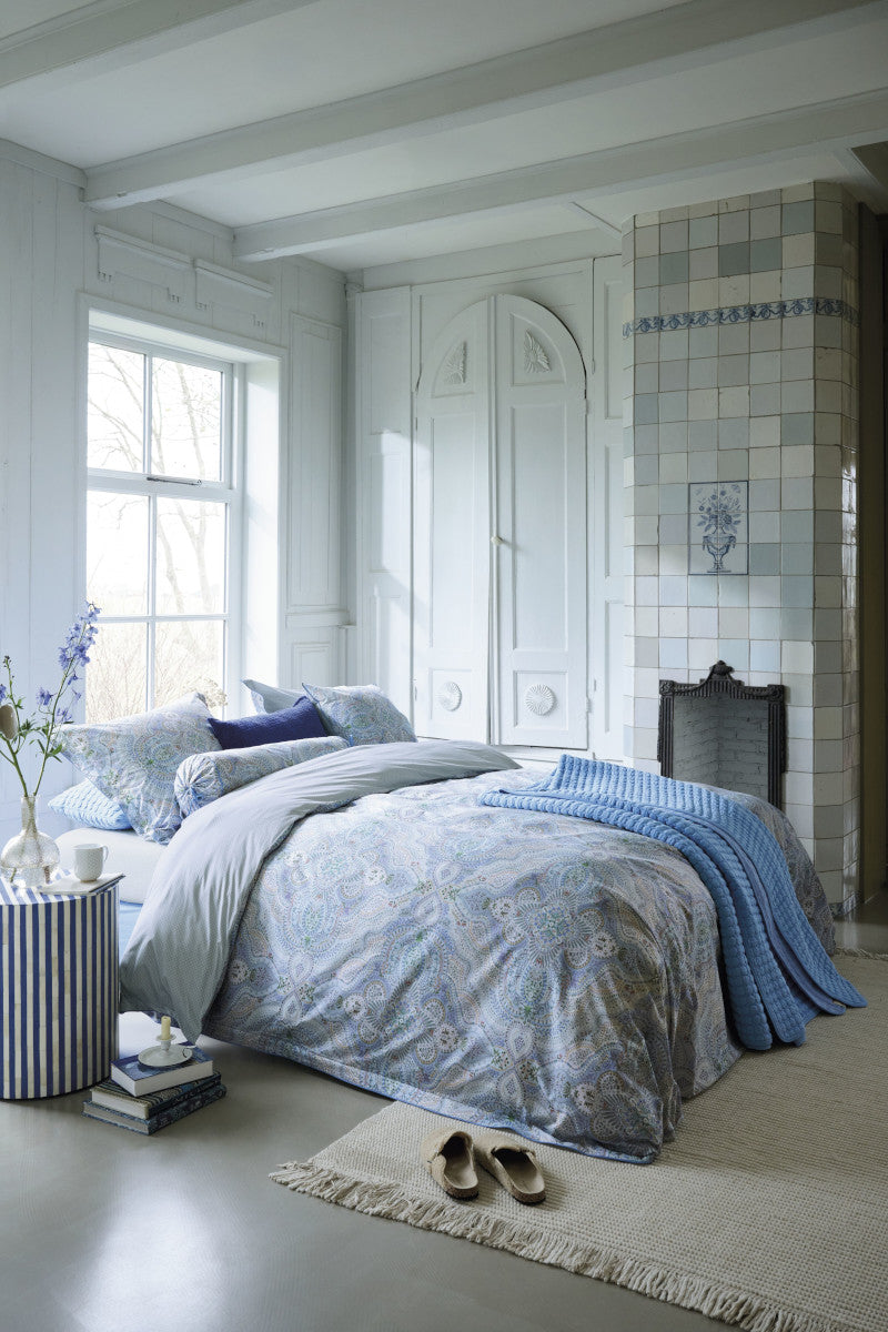 Pip Studio Moon Flower Bettwäsche hellblau 135x200cm (1 Stück) - Produktbild 2