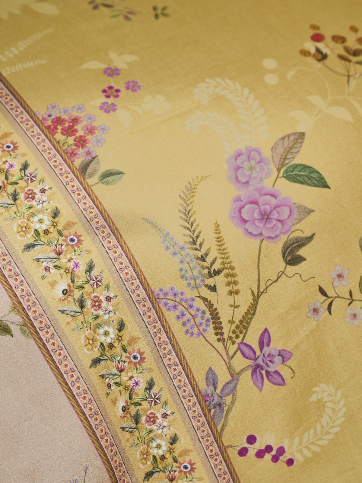 Pip Studio Bodhi Flower Bettwäsche gelb 135x200cm (1 Stück) - Produktbild 5