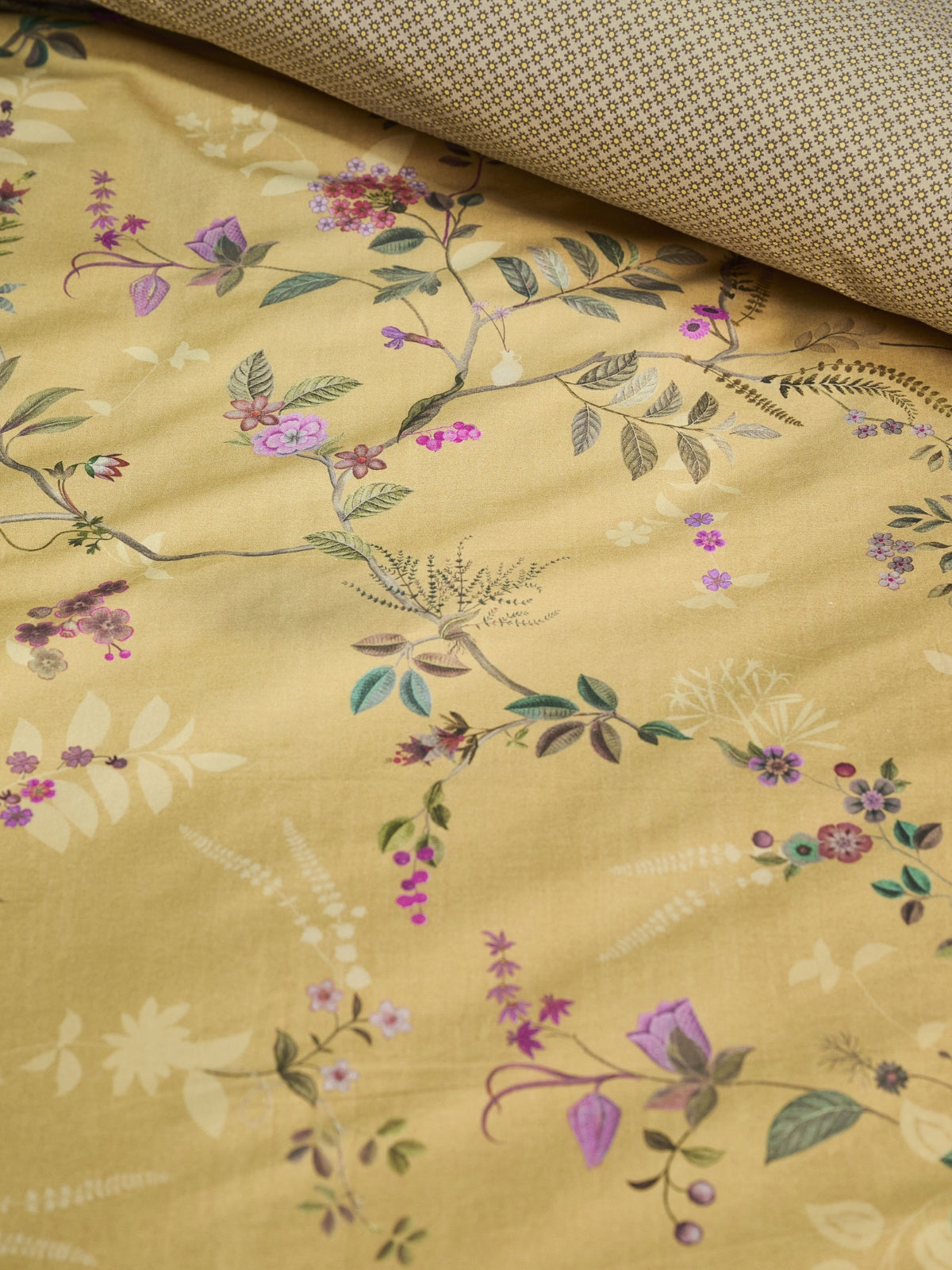 Pip Studio Bodhi Flower Bettwäsche gelb 135x200cm (1 Stück) - Produktbild 7