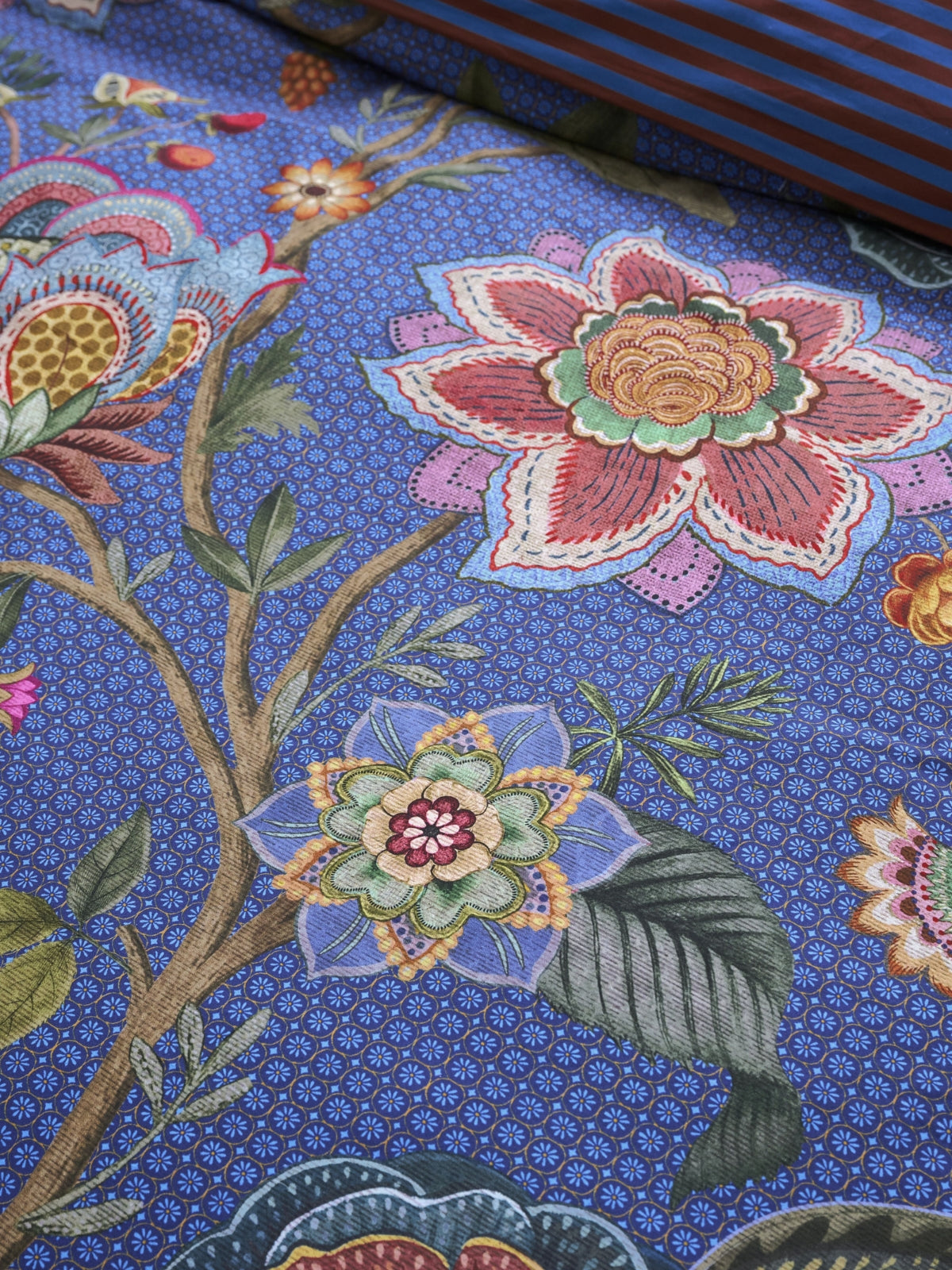 Pip Studio Bombay Bold Bettwäsche blau 135x200cm (1 Stück) - Produktbild 8
