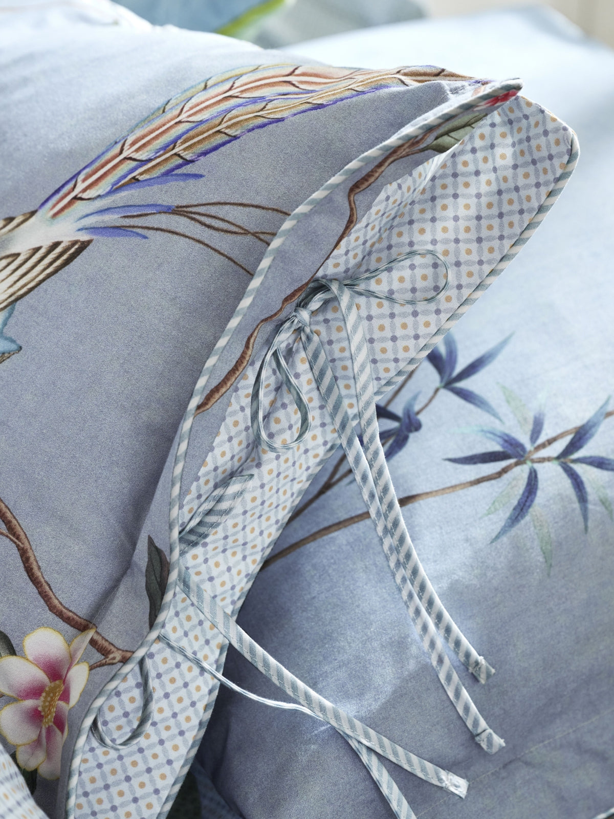Pip Studio Bamboo Blossom Bettwäsche blau 135x200cm (1 Stück) - Produktbild 7