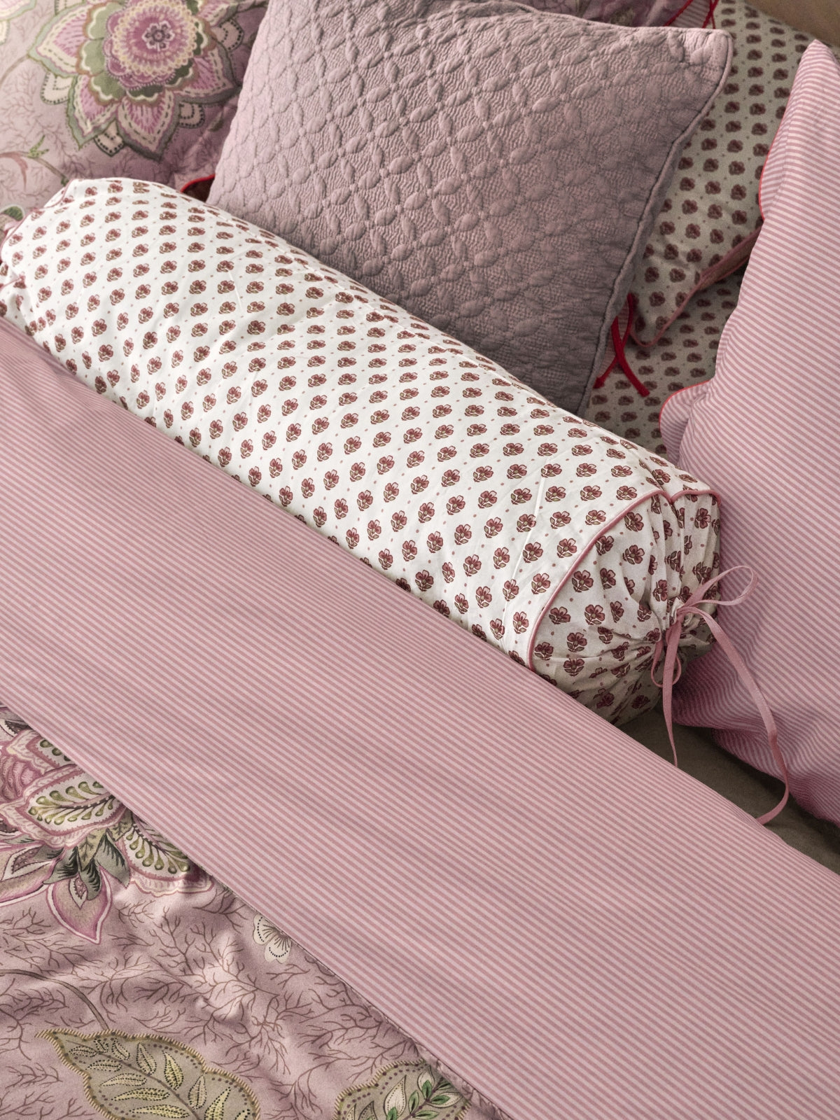 Pip Studio Mumbai Morning Bettwäsche pink 135x200cm (1 Stück) - Produktbild 9