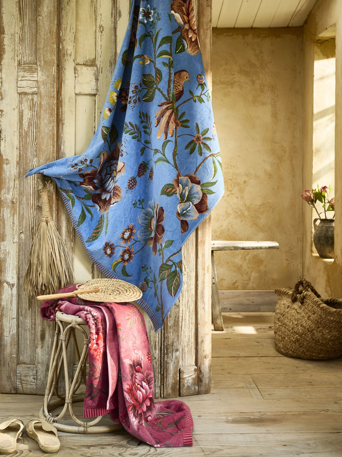 Pip Studio Secret Garden Strandtuch blau 100x180cm (1 Stück) - Produktbild 3