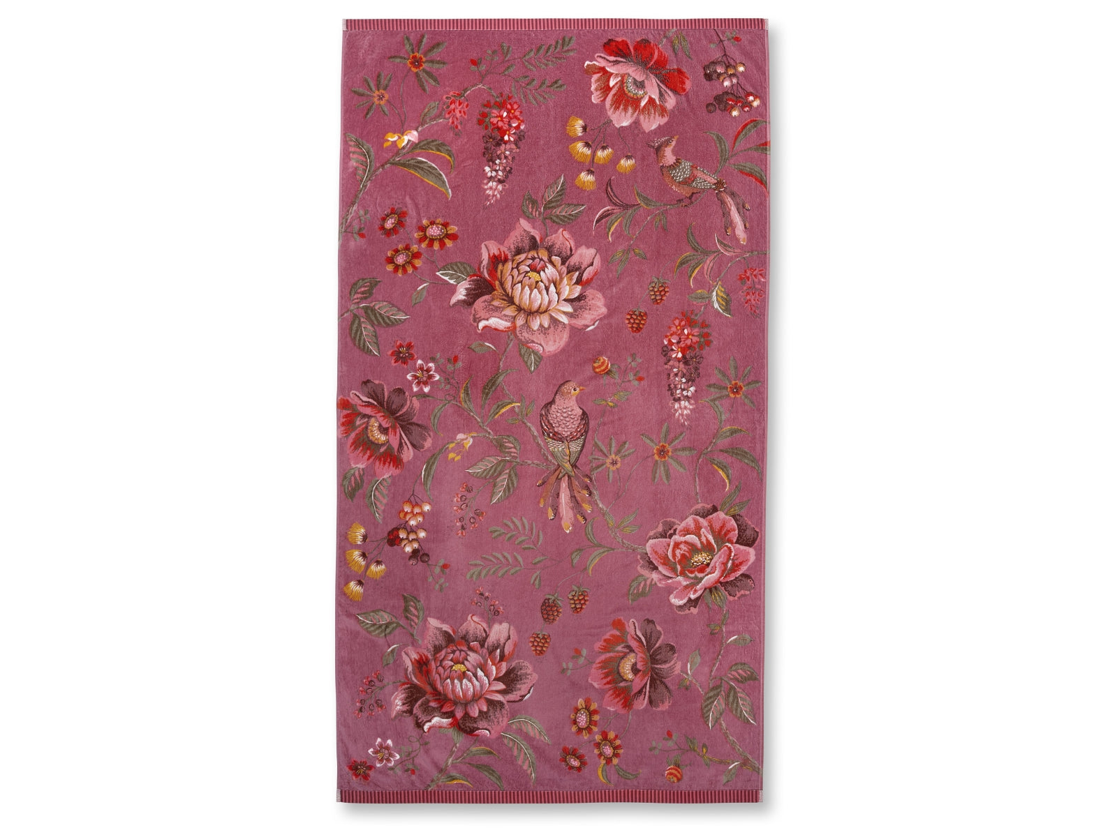 Pip Studio Secret Garden Strandtuch pink 100x180cm (1 Stück)