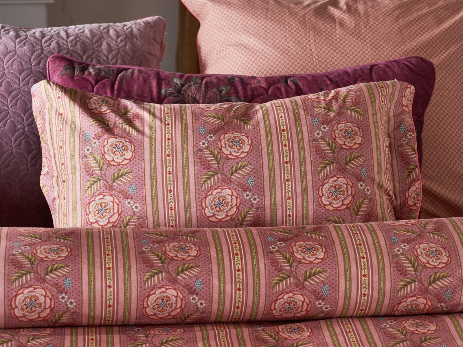PIP STUDIO Rosa Rani Bettwäsche pink 135x200cm (1 Stück) - Produktbild 3