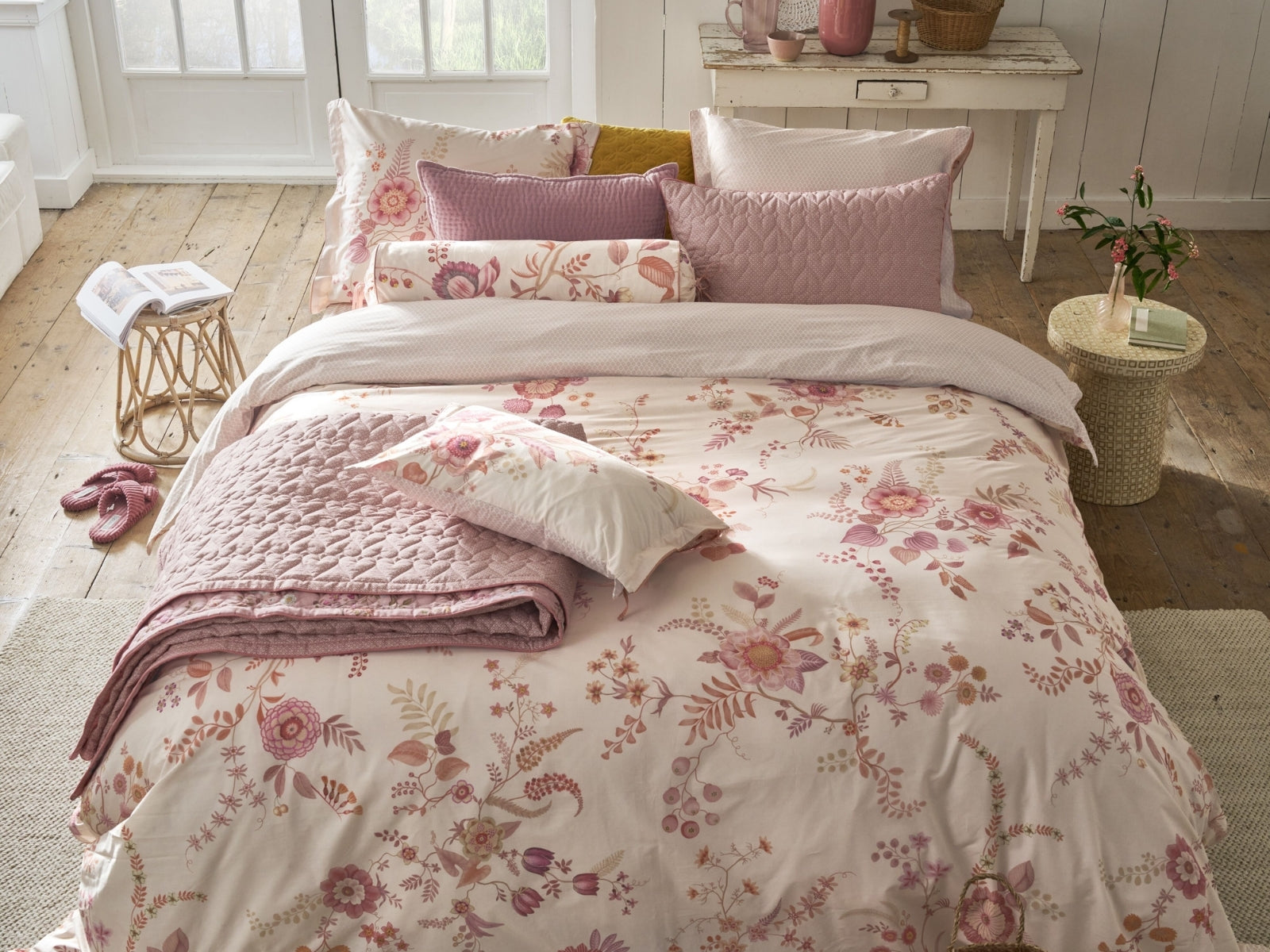 PIP STUDIO Everbloom Bettwäsche light pink 135x200cm (1 Stück) - Produktbild 4