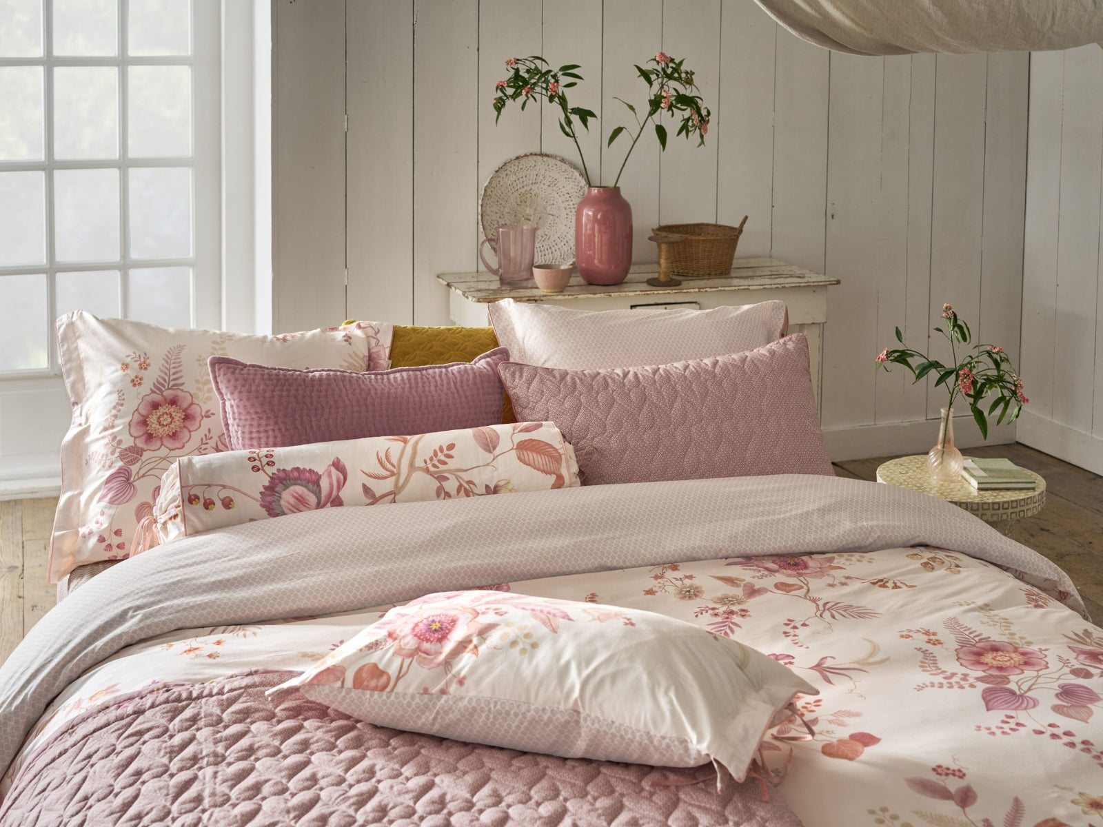 PIP STUDIO Everbloom Kissen light pink 35x60cm (1 Stück) - Produktbild 4