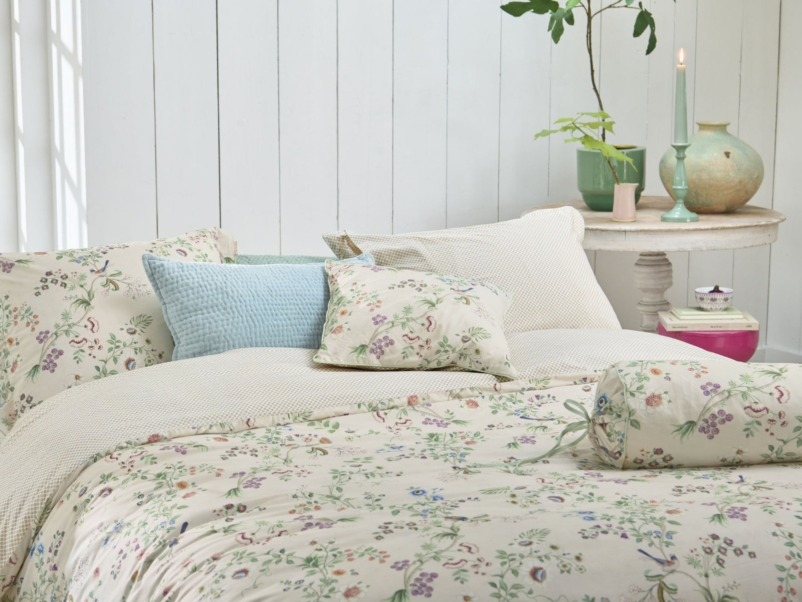 PIP STUDIO Lotus Lullaby Bettwäsche off-white 135x200cm (1 Stück) - Produktbild 6