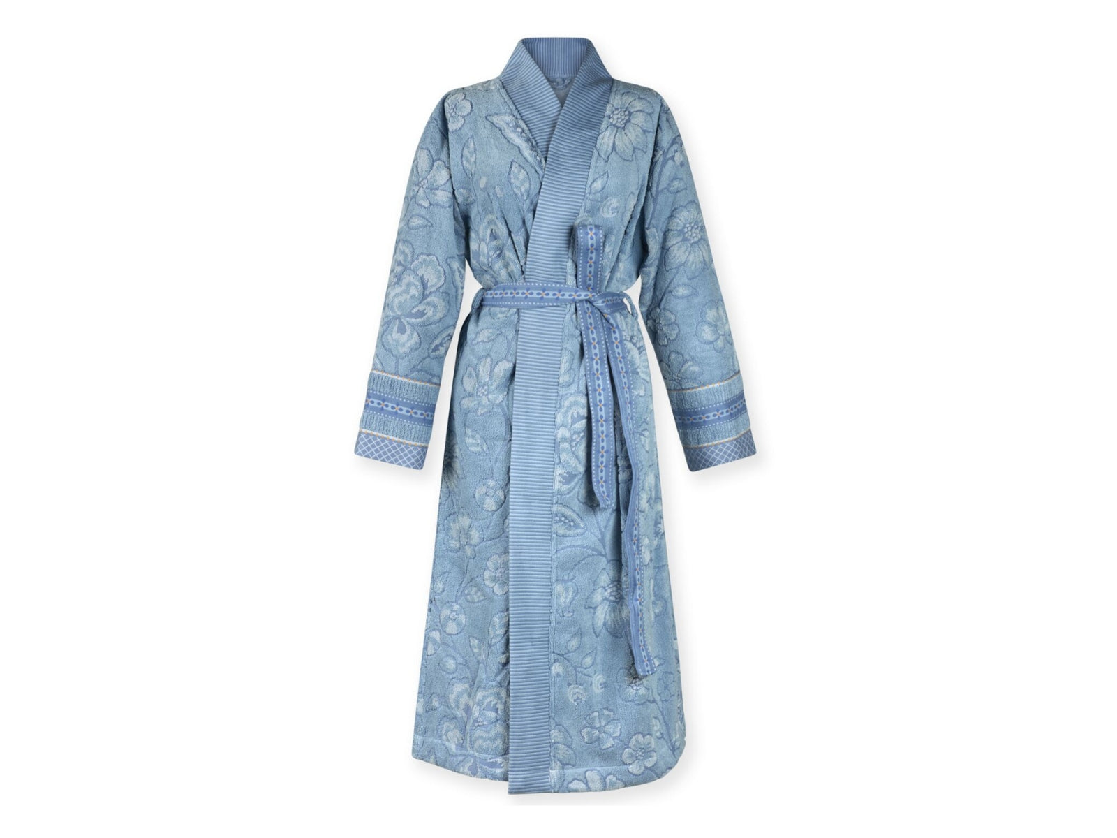 PIP STUDIO Jasmin Jacquard Bademantel light blue S (1 Stück)