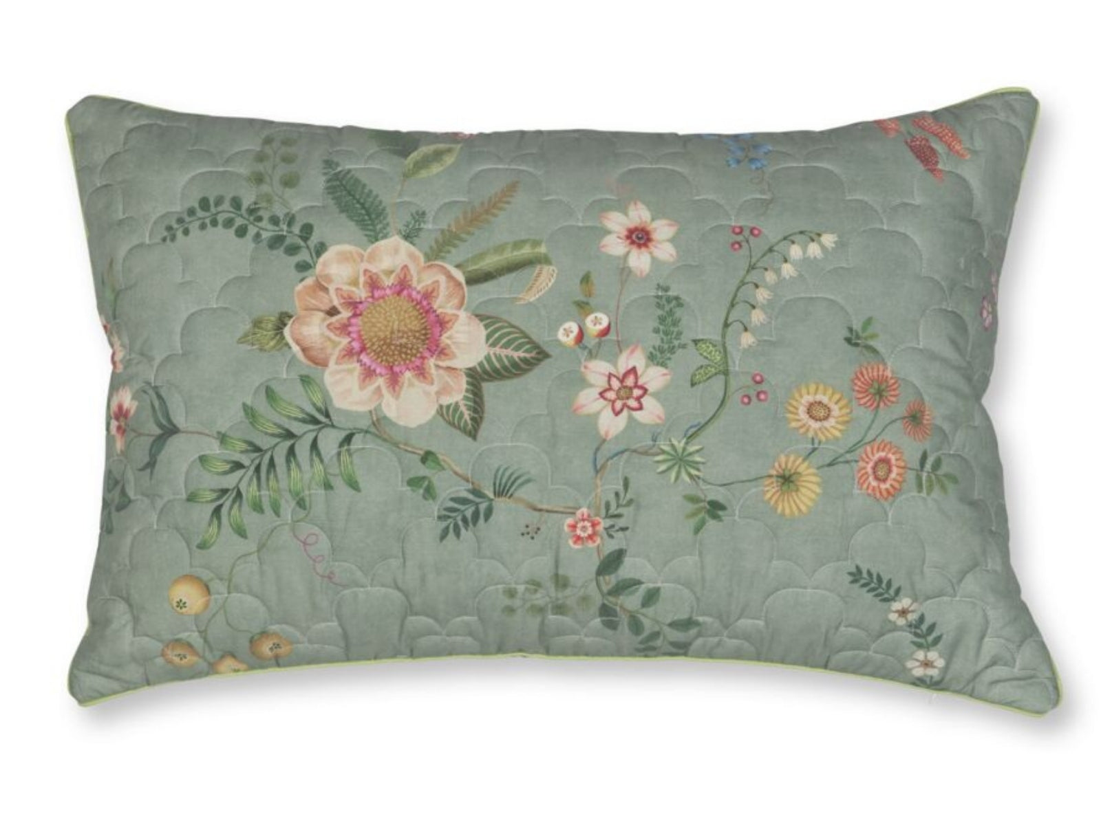 PIP STUDIO Everbloom Kissen rechteckig grün 45x70cm (1 Stück)
