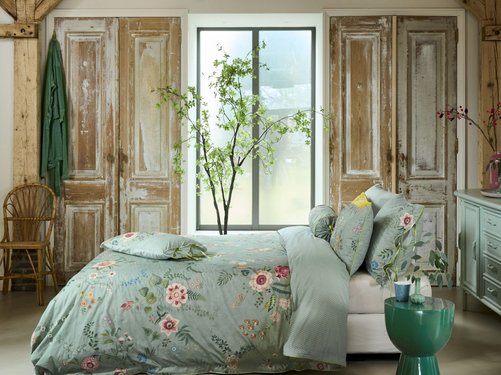 PIP STUDIO Everbloom Bettwäsche grün 135x200cm (1 Stück) - Produktbild 6