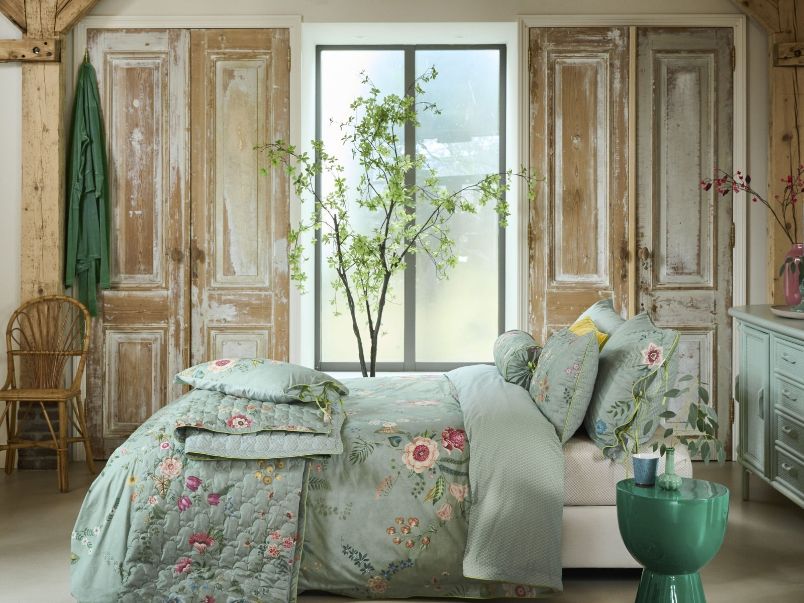 PIP STUDIO Everbloom Bettwäsche grün 135x200cm (1 Stück) - Produktbild 5