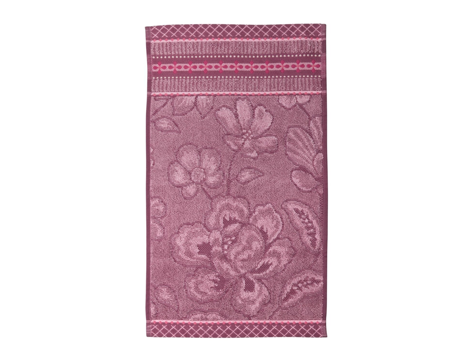 PIP STUDIO Jasmin Jacquard Gästehandtuch light pink 30x50cm (1 Stück)