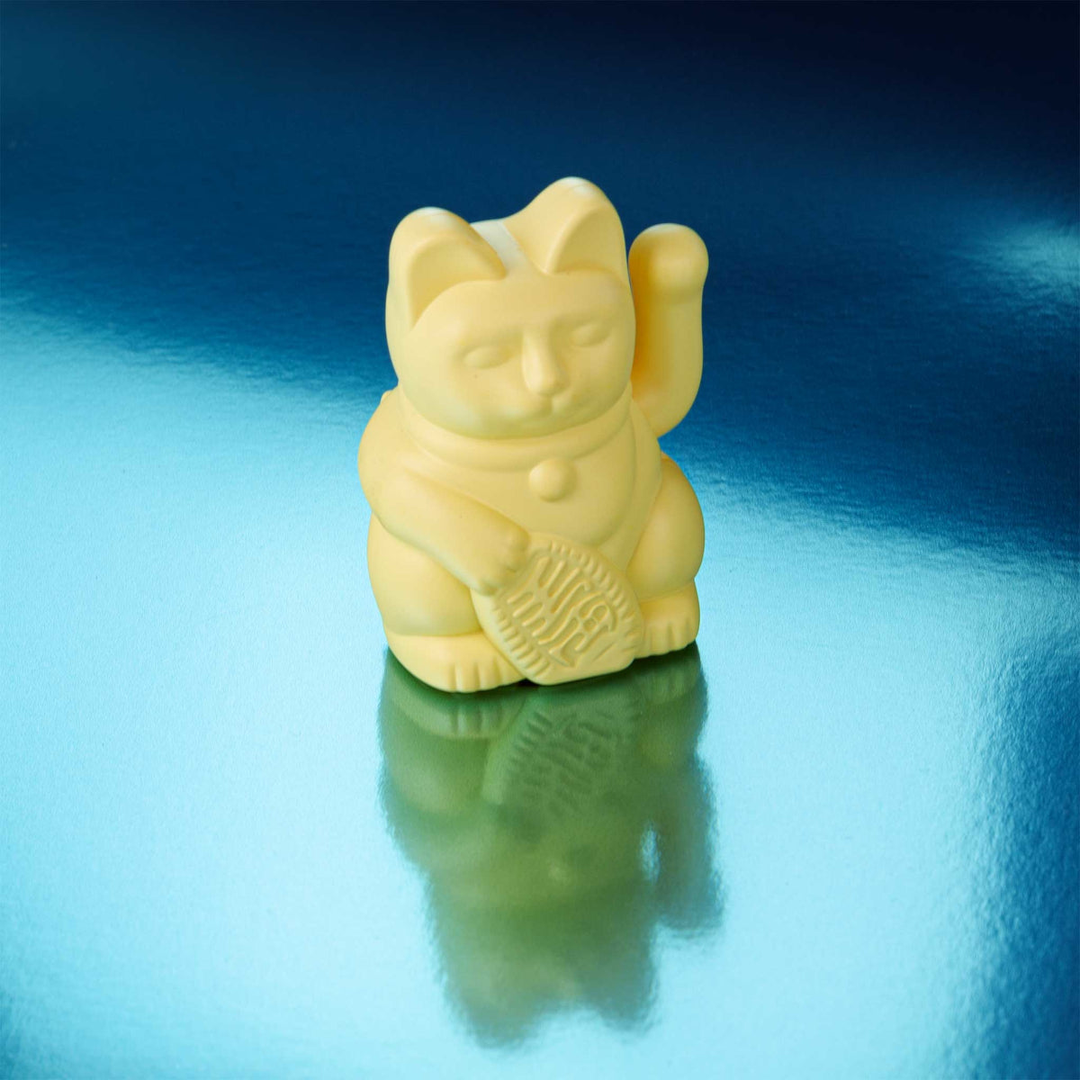 Donkey Products Lucky Cat Solar Winkekatze gelb 6,5cm - Produktbild 5