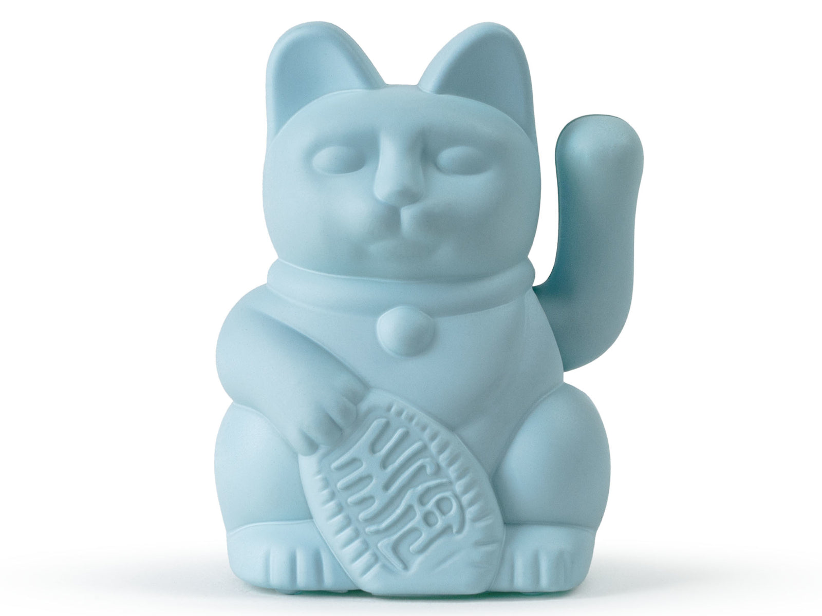 Donkey Products Lucky Cat Solar Winkekatze hellblau 6,5cm
