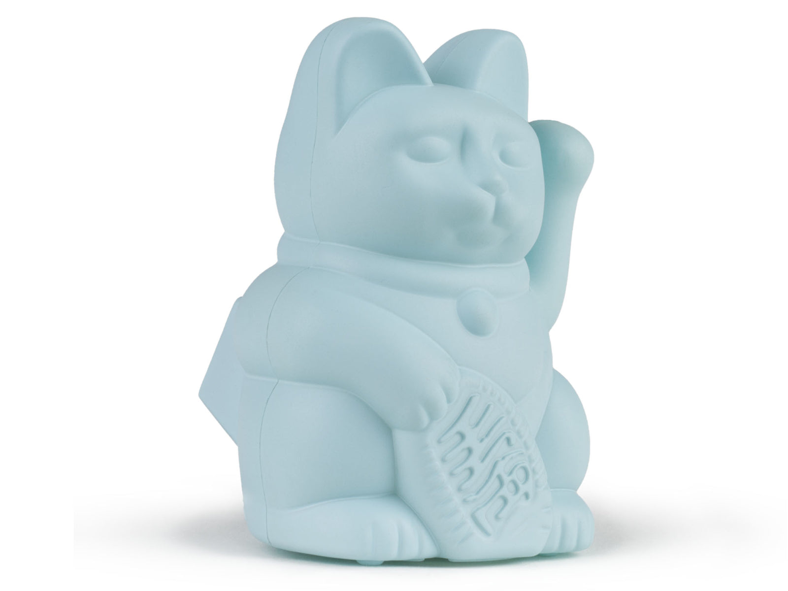 Donkey Products Lucky Cat Solar Winkekatze hellblau 6,5cm - Produktbild 2