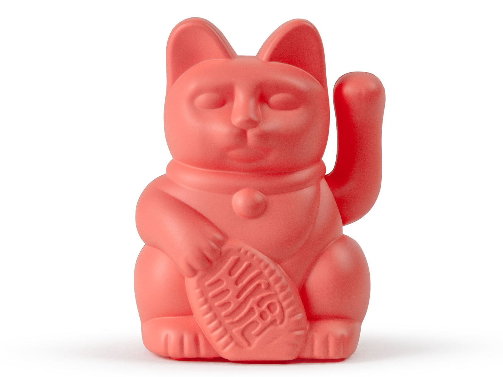 Donkey Products Lucky Cat Solar Winkekatze neon orange 6,5cm