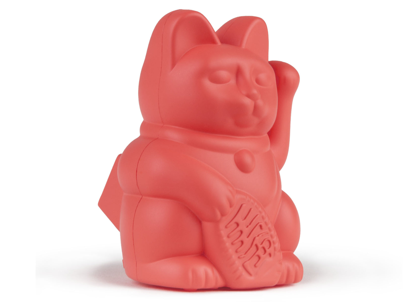 Donkey Products Lucky Cat Solar Winkekatze neon orange 6,5cm - Produktbild 2