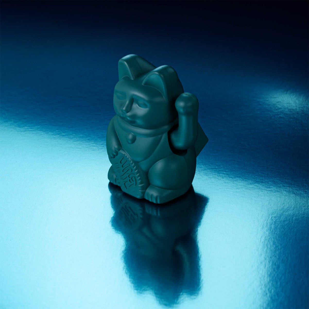 Donkey Products Lucky Cat Solar Winkekatze grün 6,5cm - Produktbild 5