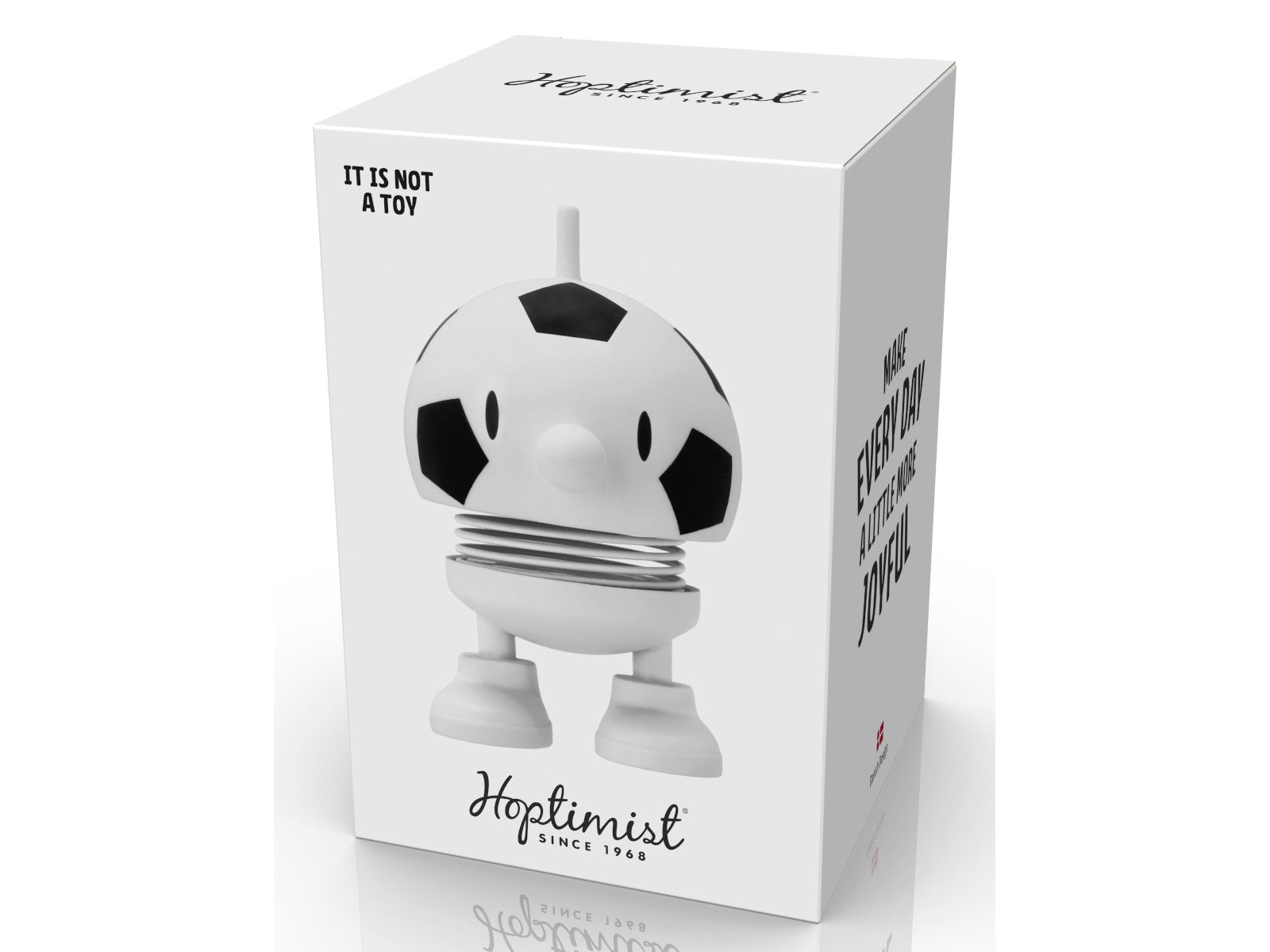 Hoptimist Football Bumble S White 7,7cm - Produktbild 2