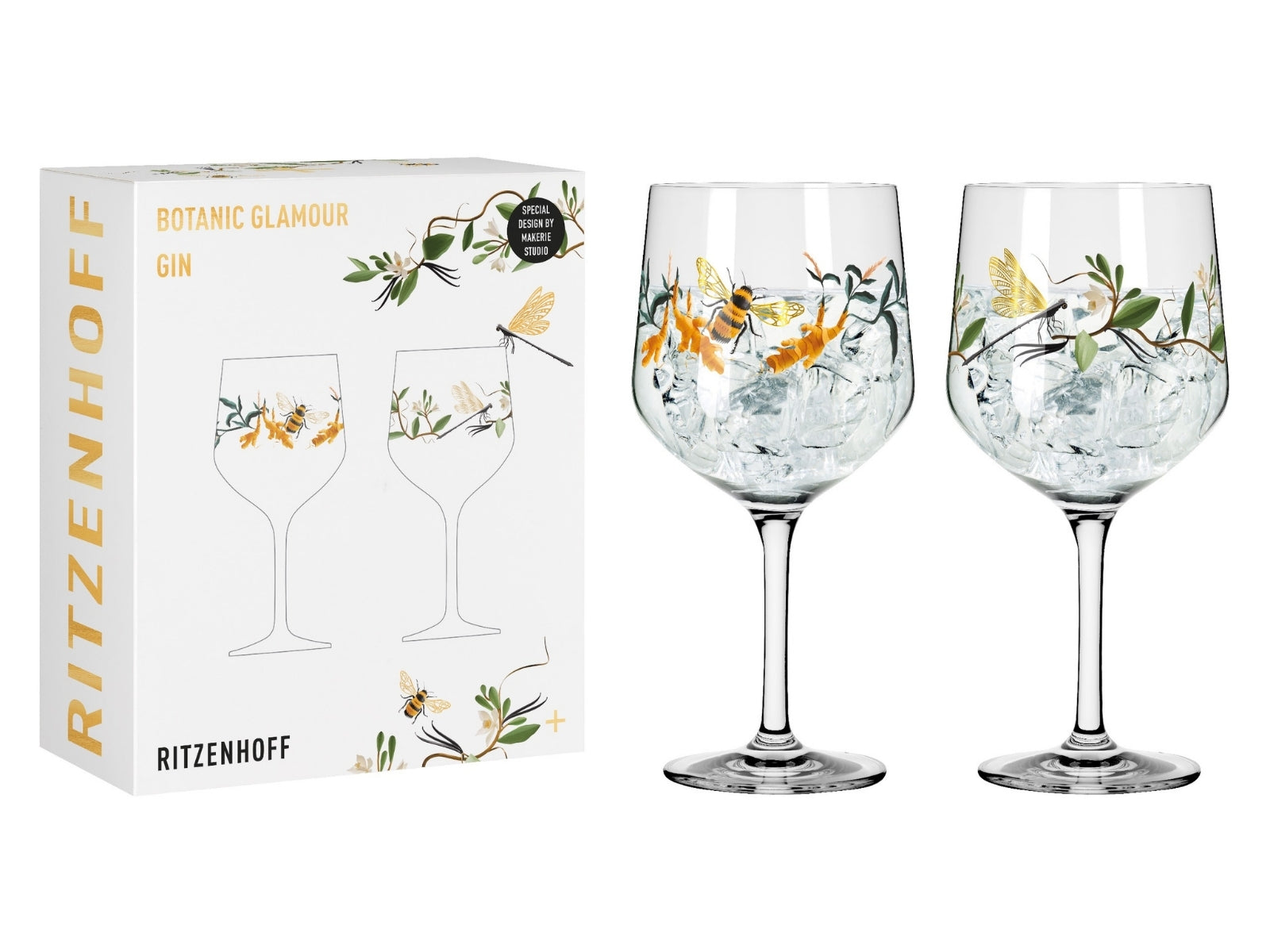 Ritzenhoff Botanic Glamour Gin Kelch 2er Set #3 #4 J. Horscroft H22