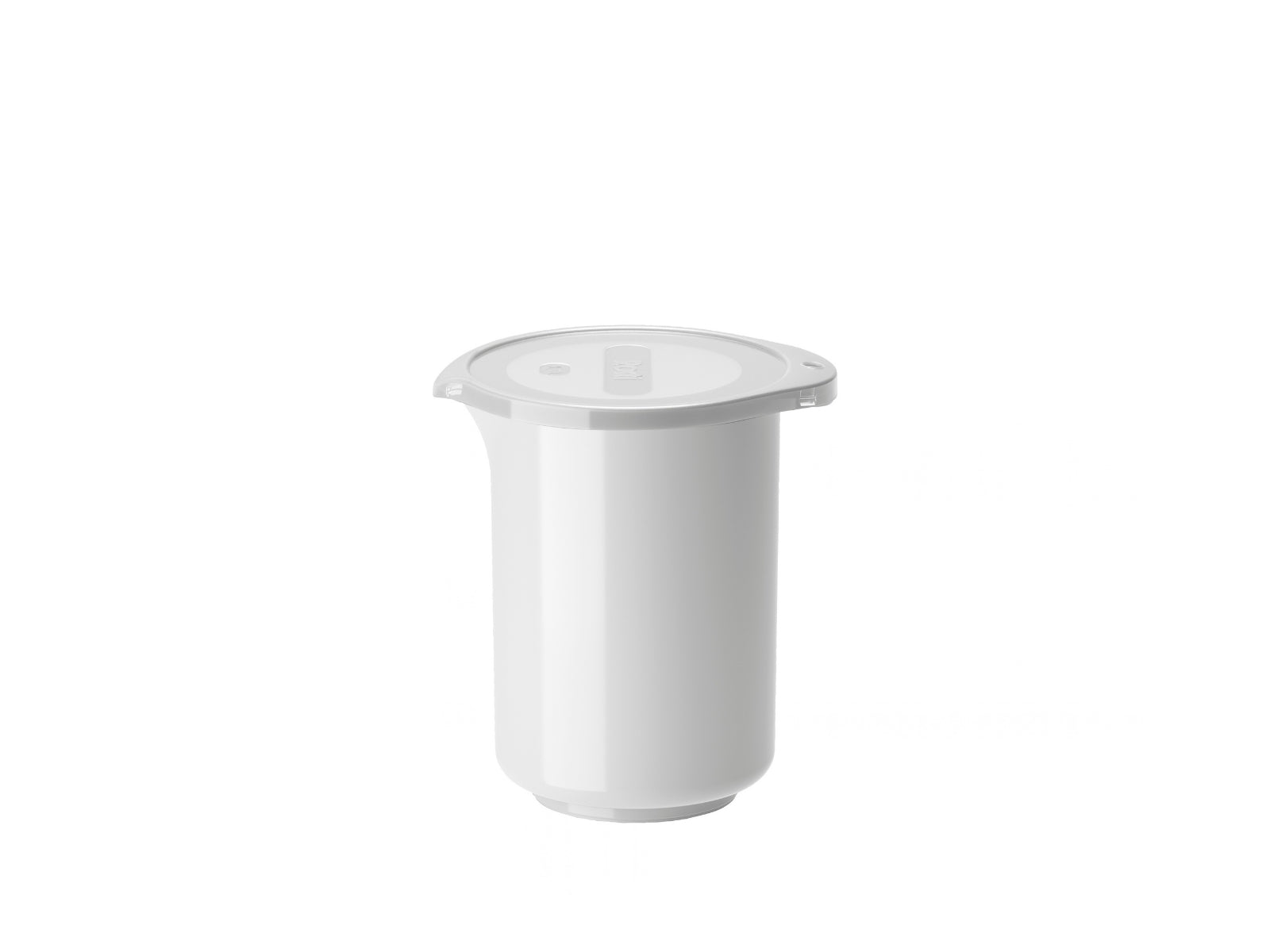 Rosti Rührbecher mit Deckel Classic weiß 1,25l