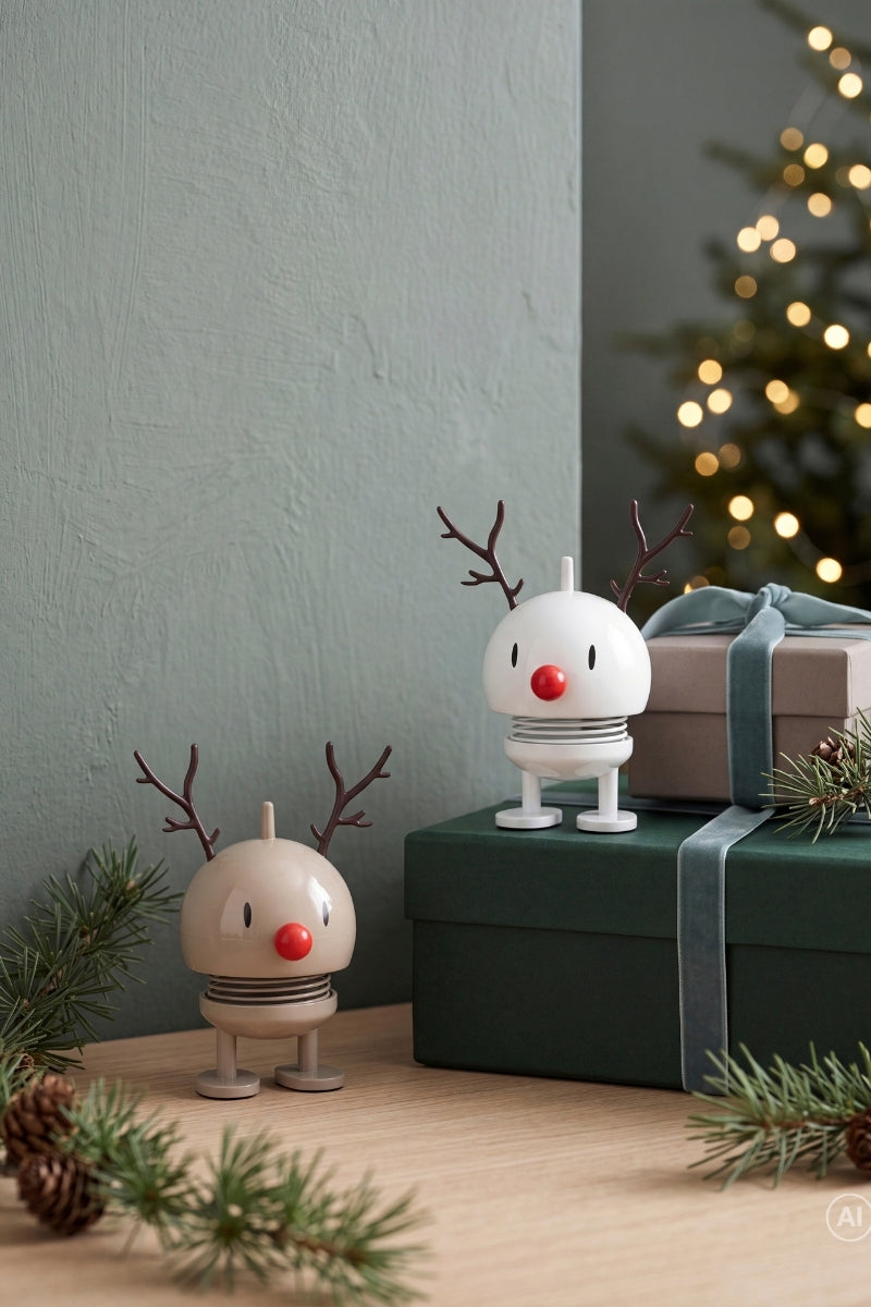 Hoptimist Bumble Reindeer Set XS latte/white 2tlg - Produktbild 3