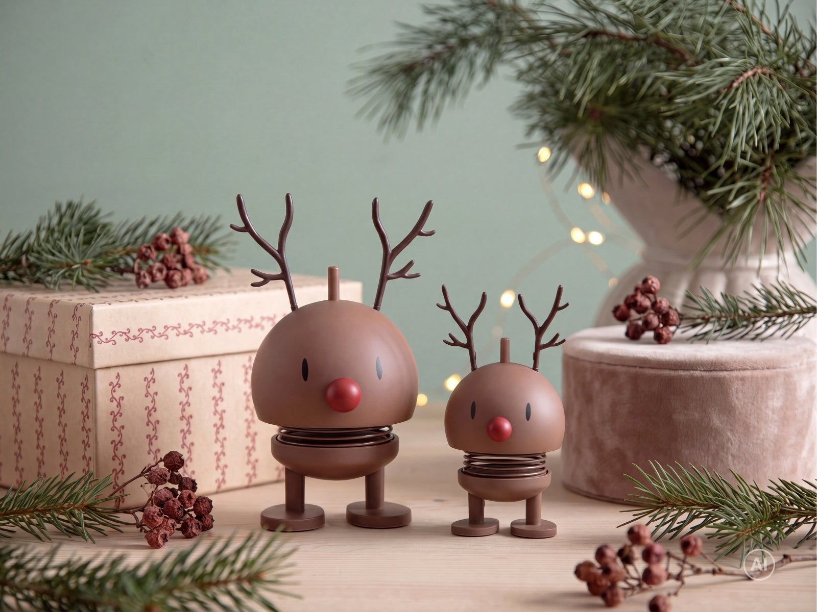 Hoptimist Bumble Soft Reindeer Set XS/S choko 2tlg - Produktbild 3
