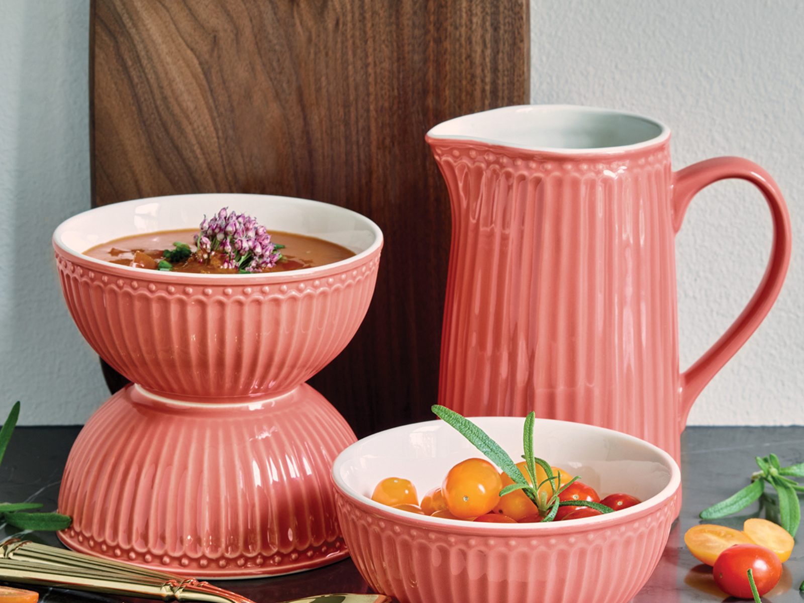Greengate Alice Frühstücksset coral Set12 - Produktbild 4