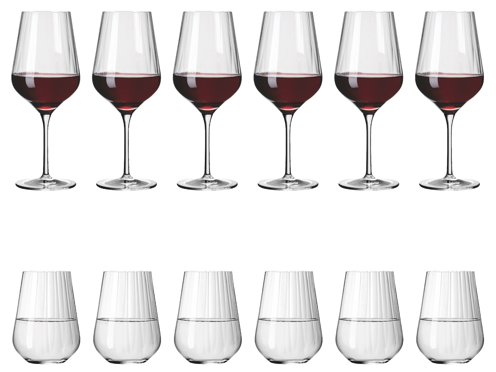 RITZENHOFF Sternschliff Rotwein/ Wasserglas Set H22 #1 - Produktbild 2