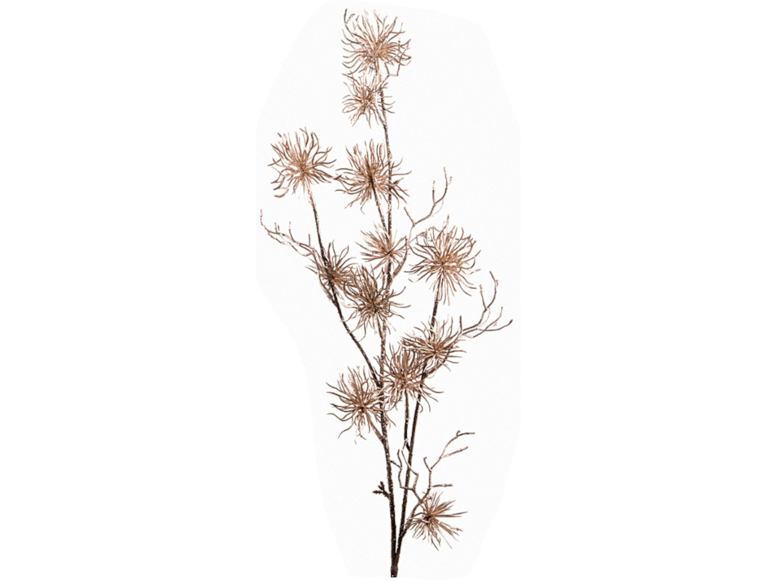 EK Distelzweig champagnerglitter 81 cm