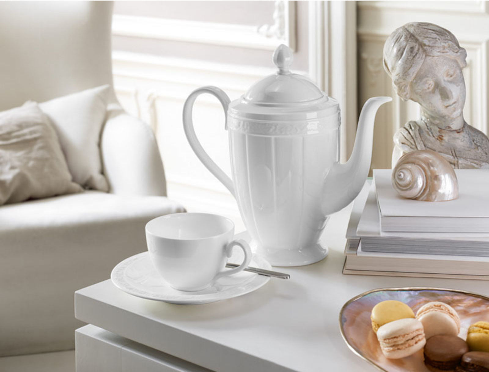 Villeroy & Boch White Pearl Kaffee-/Teeuntertasse 16 cm - Produktbild 2