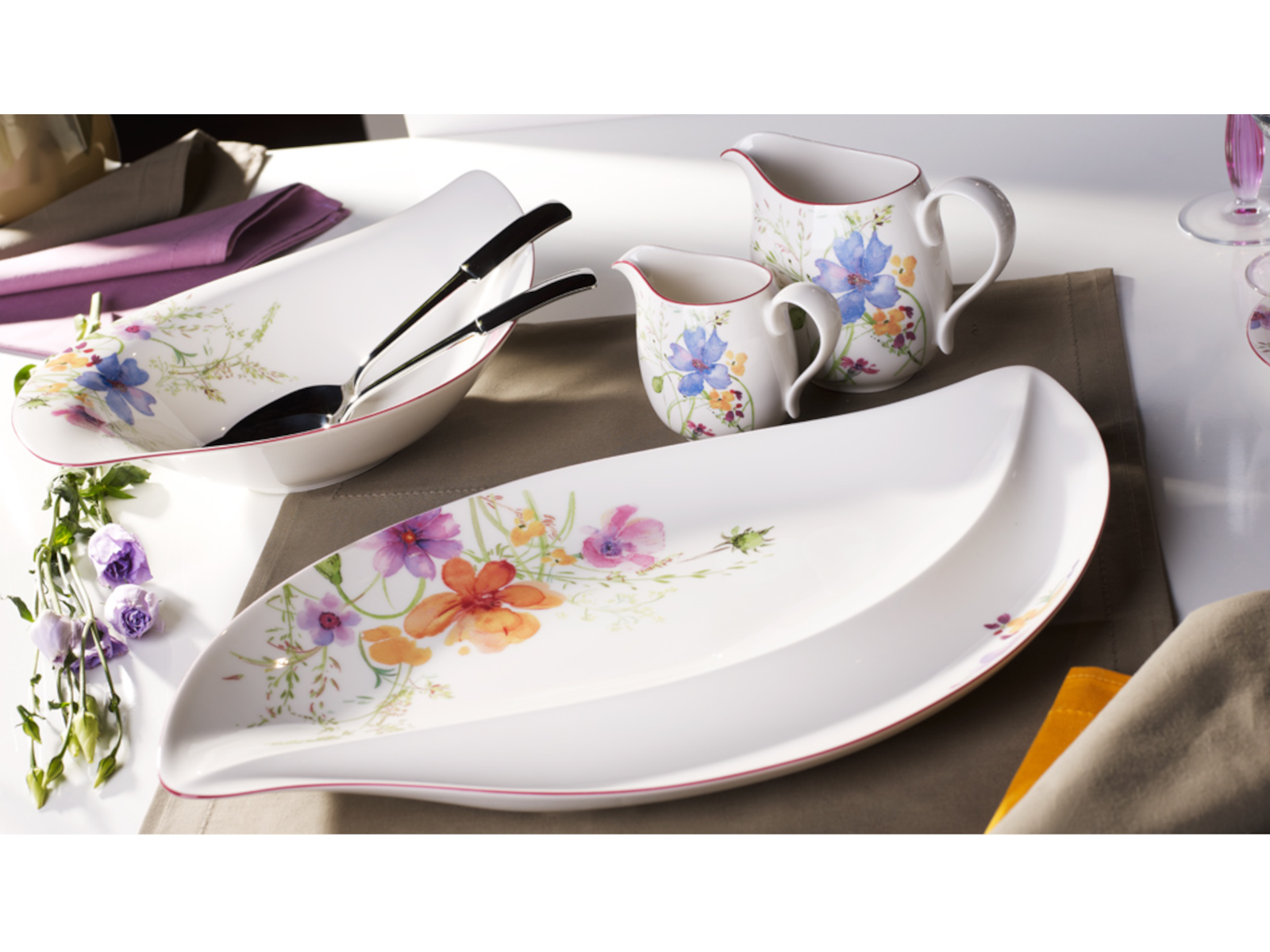 Villeroy & Boch Mariefleur Serve & Salad Schale tief 29 cm - Produktbild 4