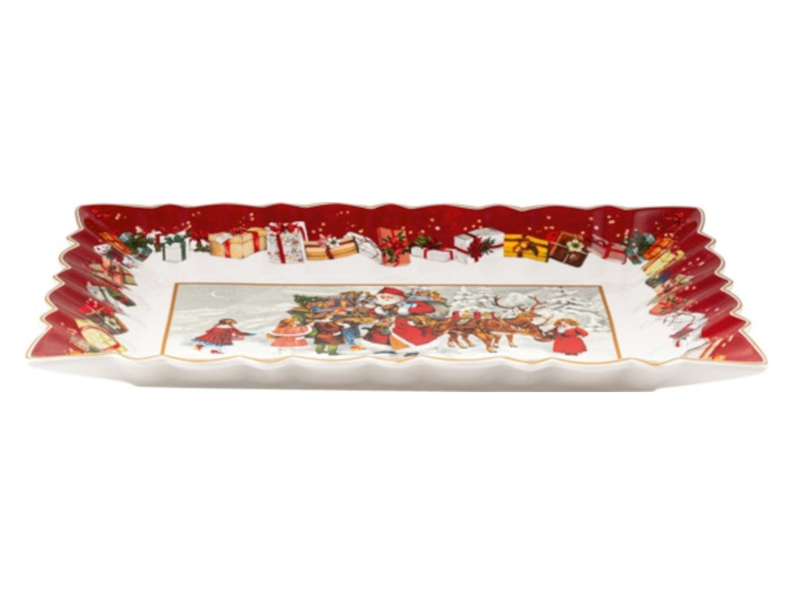 Villeroy & Boch Toy's Fantasy Kuchenplatte eckig Santa und Kinder - Produktbild 2