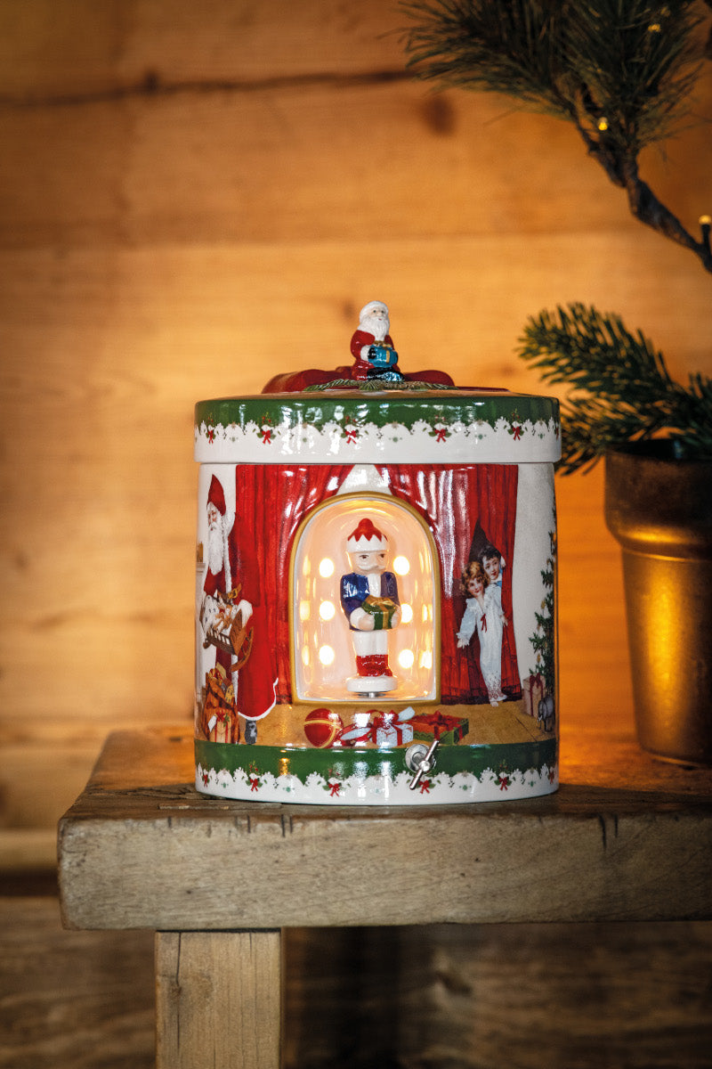 Villeroy & Boch Christmas Toys Spieluhr Paket rund Santa b.Gesch. - Produktbild 4