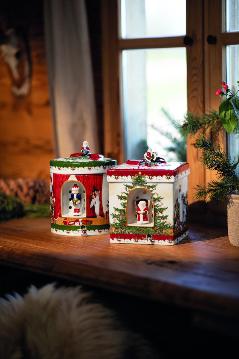 Villeroy & Boch Christmas Toys Spieluhr Paket rund Santa b.Gesch. - Produktbild 5