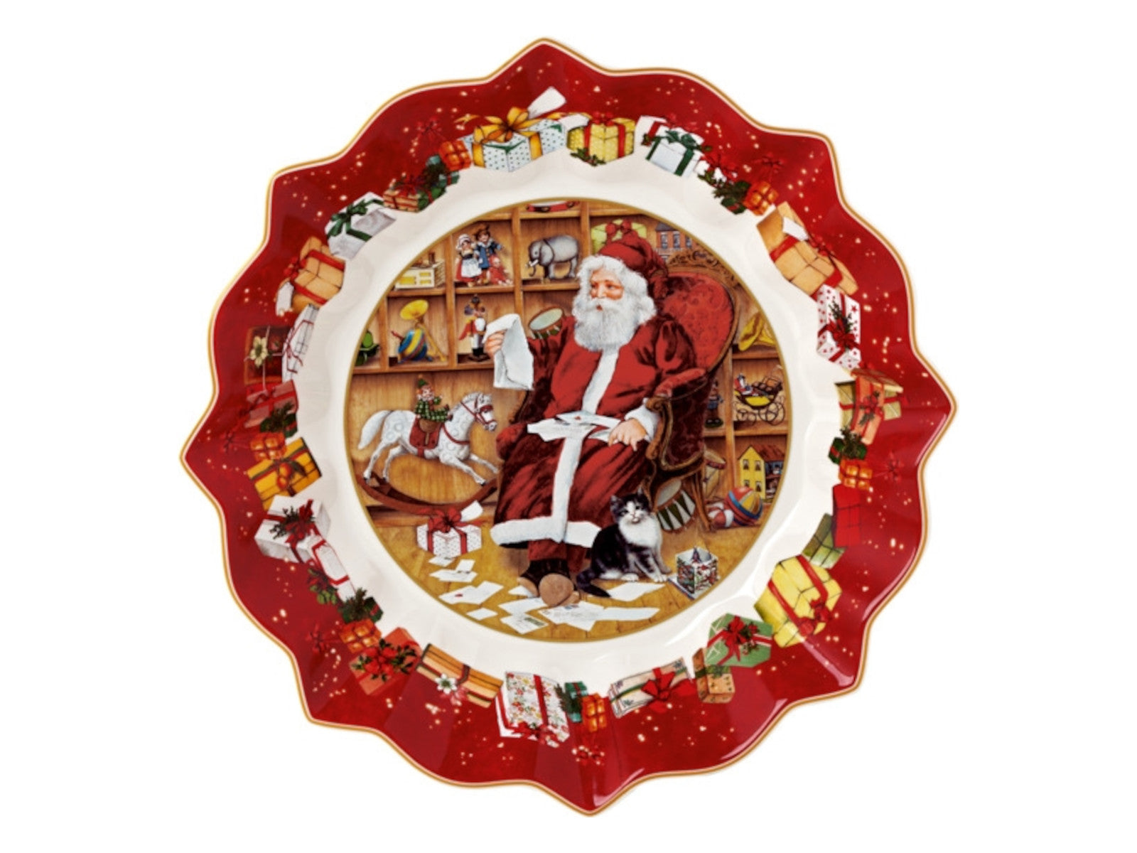 Villeroy & Boch Toy's Fantasy Schale auf Fuss Santa liest Wunschz. - Produktbild 2