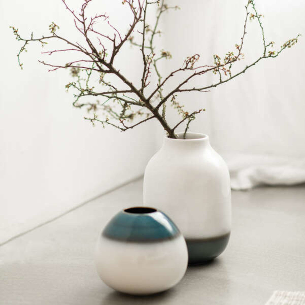 Villeroy & Boch Lave Home Vase Drop bleu klein 12,8 cm - Produktbild 3
