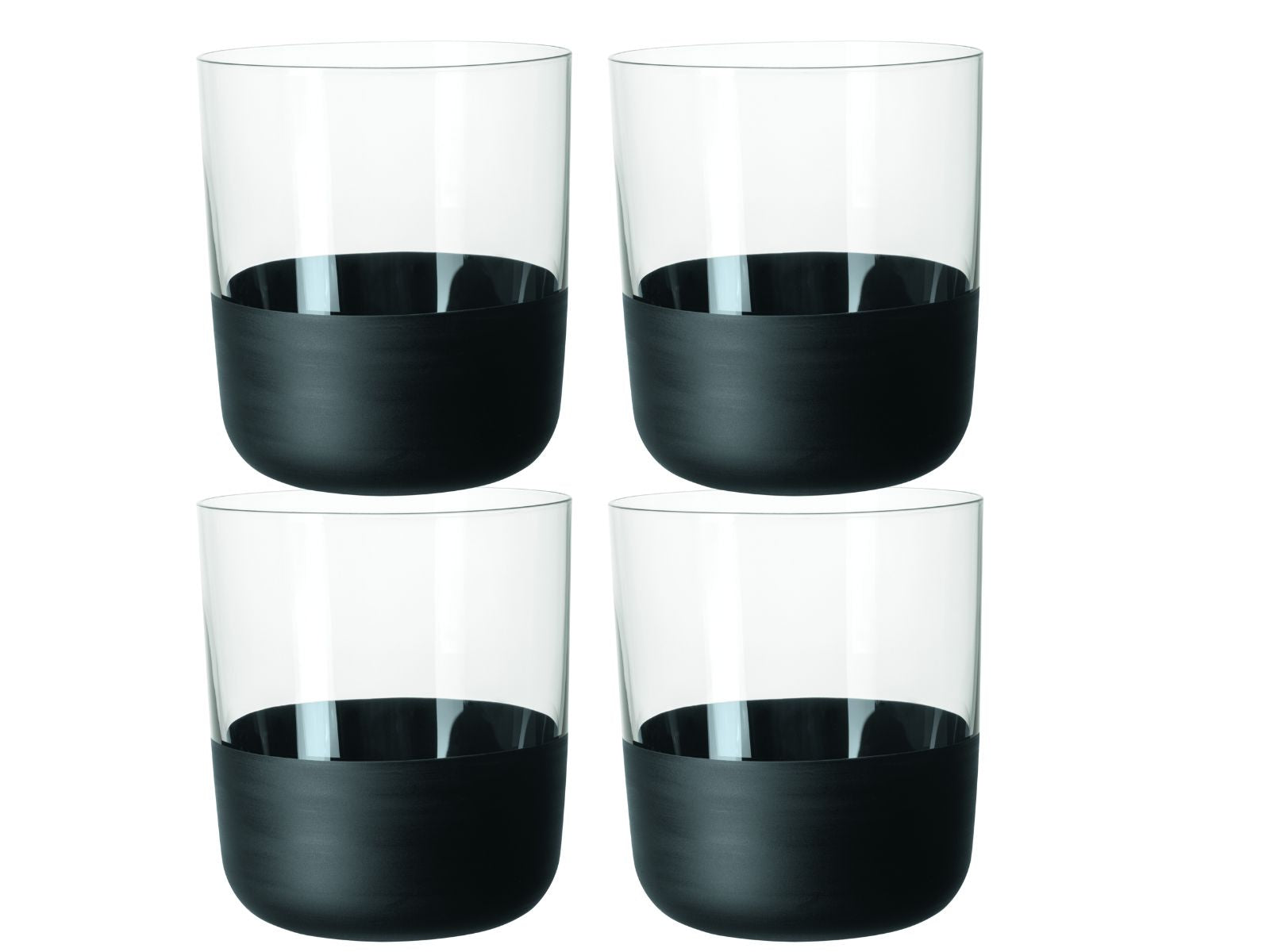 Villeroy & Boch Manufacture Rock Whiskybecher Set 4tlg.