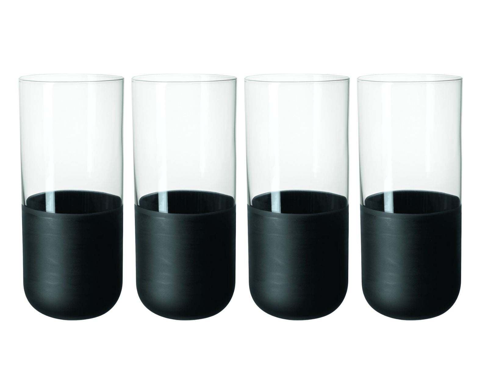 Villeroy & Boch Manufacture Rock Longdrinkbecher Set 4tlg.