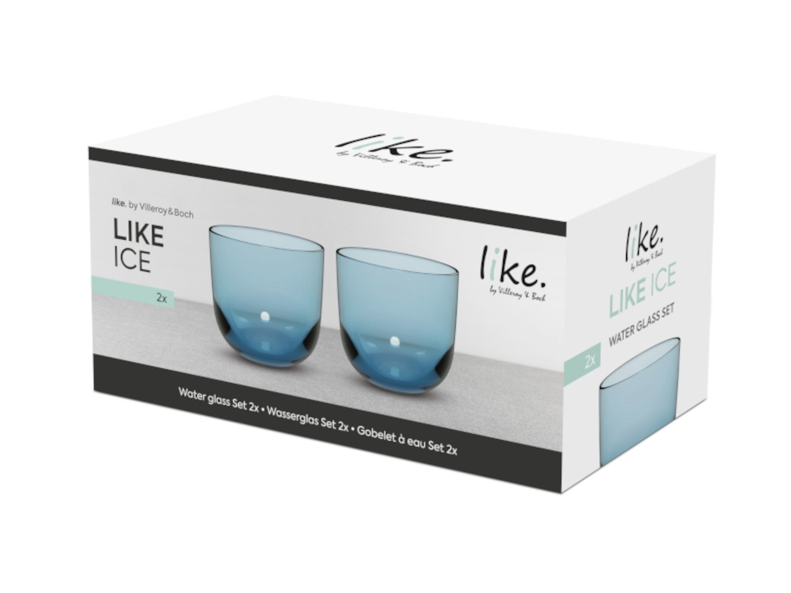 like. by Villeroy & Boch Like Ice Wasserglas Set 2tlg - Produktbild 2