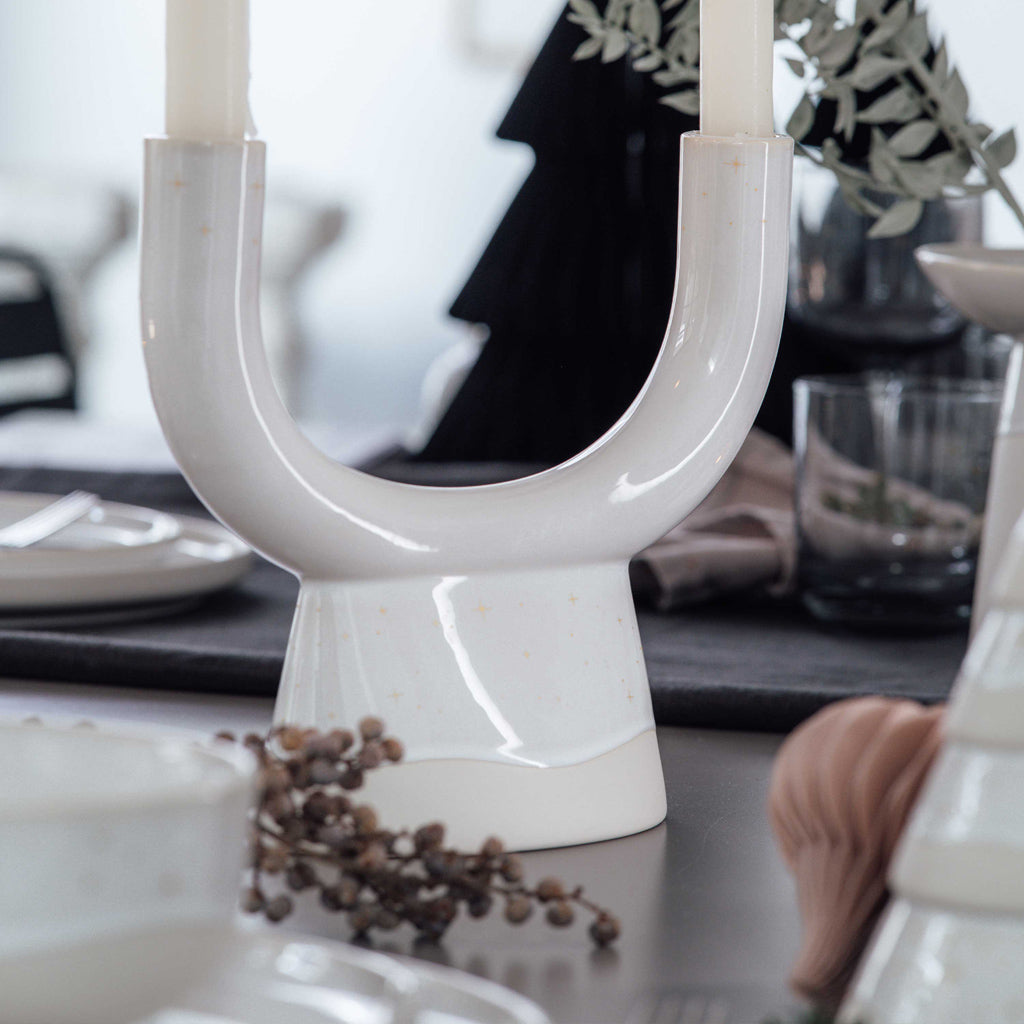 like. by Villeroy & Boch Winter Glow Kerzenhalter U-Form - Produktbild 4