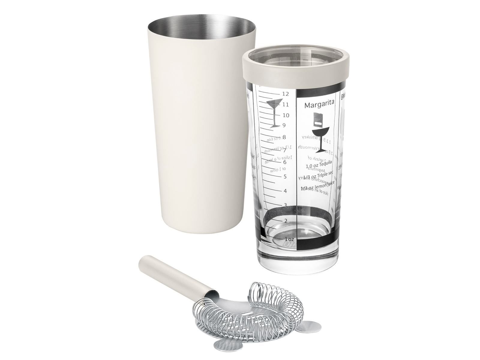 Blomus LOUNGE Boston Shaker Set moonbeam 8 x 29 cm