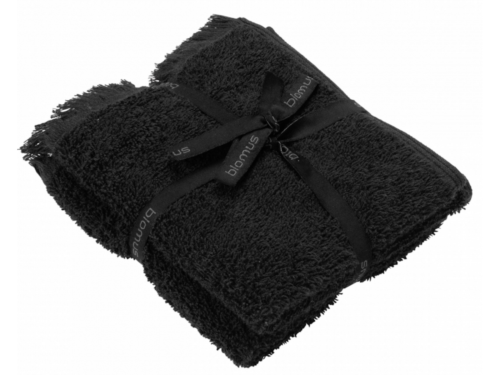 Blomus FRINO Gästehandtücher black 30 x 50 cm 2tlg - Produktbild 2