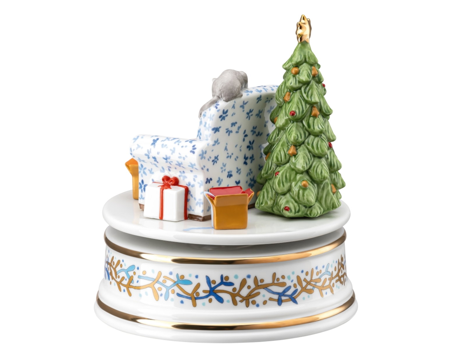 Hutschenreuther Sammelserie 2022 Spieluhr gross Weihnachtsabend - Produktbild 4