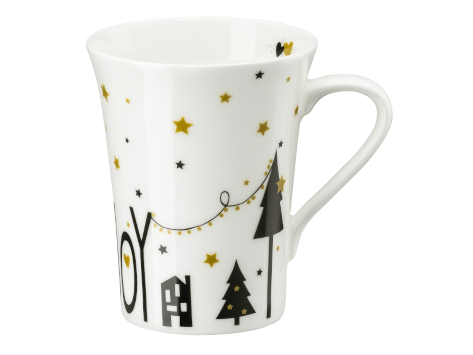 Hutschenreuther My Christmas Mug - Joy Becher mit Henkel 0,4 l