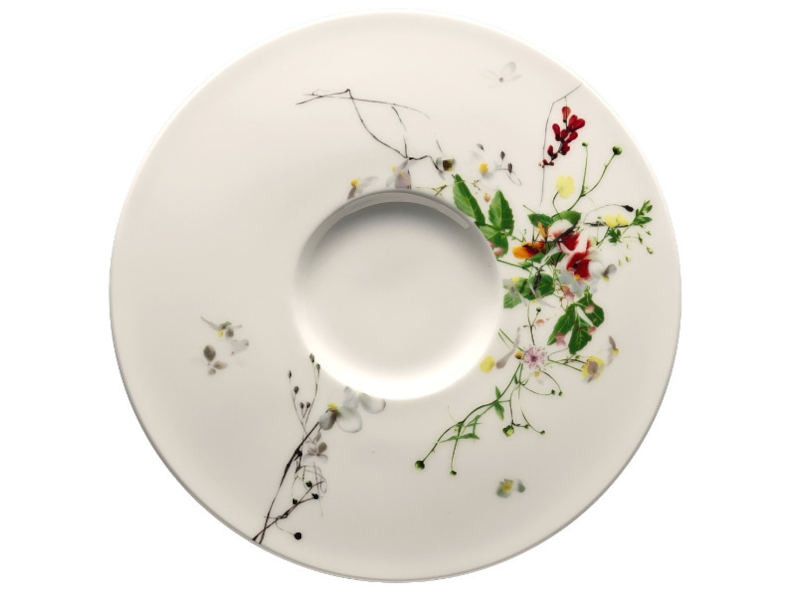 Rosenthal Brillance Fleurs Sauvages Suppen-Untertasse