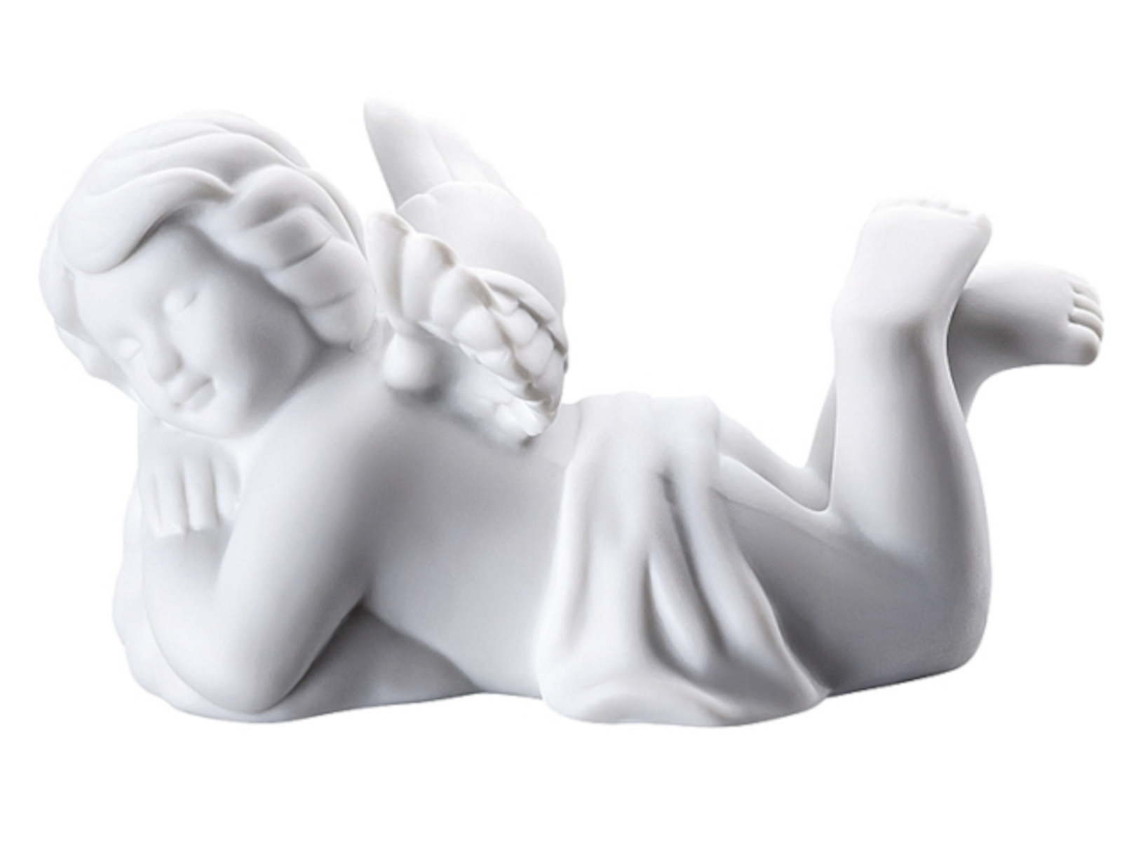 Rosenthal Engel träumend klein weiss matt 6,5 cm - Produktbild 2